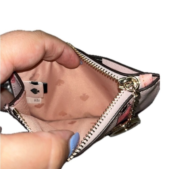 Pink Champagne Kate Spade Laurel Way Bitsy Card Holder - Picture 4 of 10